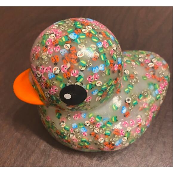 Colorful Resin Duck Figurine Kawaii Bug & Animal Embed Off-Road Jeep Dash Decor - Picture 3 of 7